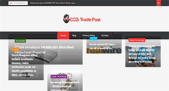 Desktop Screenshot of ccgtradepost.com